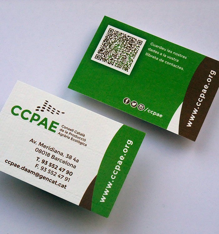 Diseño de tarjetas para CCPAE